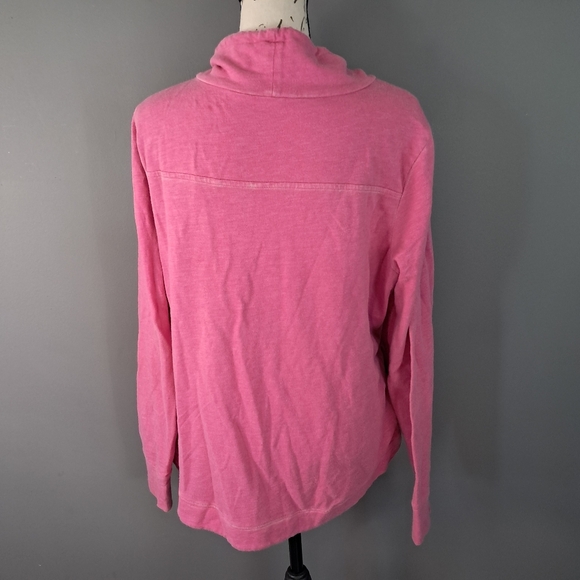 Vineyard Vines Shirt Women Size Medium Sunwashed Funnel Neck Pullover - Picture 2 of 8